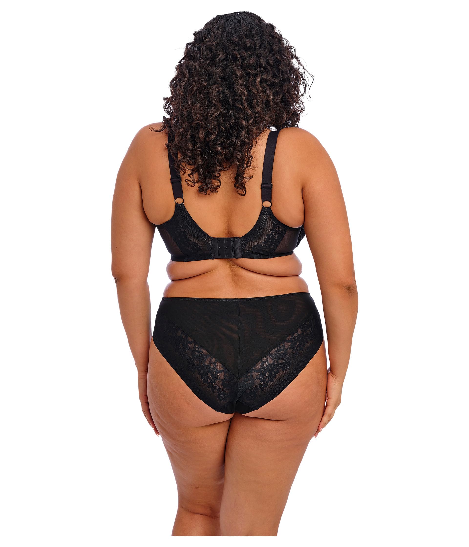 Elomi Nerina Underwire Molded Spacer Bra T-shirt biustonosz, czarny, 85DD