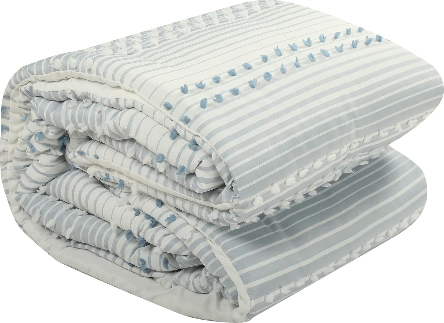 Stratford Park Graceful 7 Piece Comforter Set, Bed Size Queen, Ultra Soft and Warm，All Season Bedding Set, Matching Bedskirt, Pillows & Shams