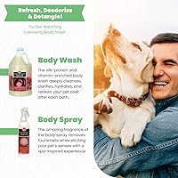 Vista 58 de Best Shot Scentament Spa Botanical Body Splash, Body Spray for Pets, Cat and Dog Cologne Spray, Lavender Aloe, 8 Oz.