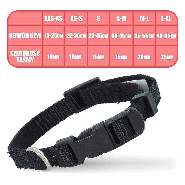 Foto 6 de 8 de Collar para Perro Cuello Perros Mascotas Nylon Ajustable Cómodo Impermeable Fácil Limpiar Hebilla Liberación…