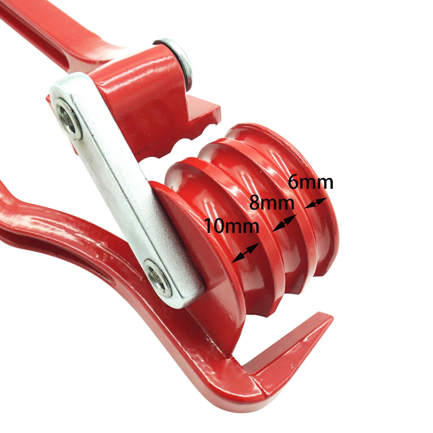 Curvatubi manuale per tubi, 180 gradi 1/4 "5/16" 3/8" 3 in 1 alluminio rame tubo acciaio tubo Bender carburante linee freno