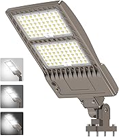 Vista 12 de Luz LED de Poste para Estacionamiento de 480V 320W con Montaje de Ajuste Deslizante, Luces LED Tipo Caja UL DLC Certificadas 44800LM 5000K Luces