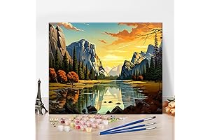 Yosemite National Park Paint by Number Kit: Capture the Majestic Beauty