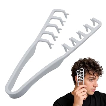 Mens Texture Comb, Wide-Toothed Root Lifter, Non-Slip for Volume Styling