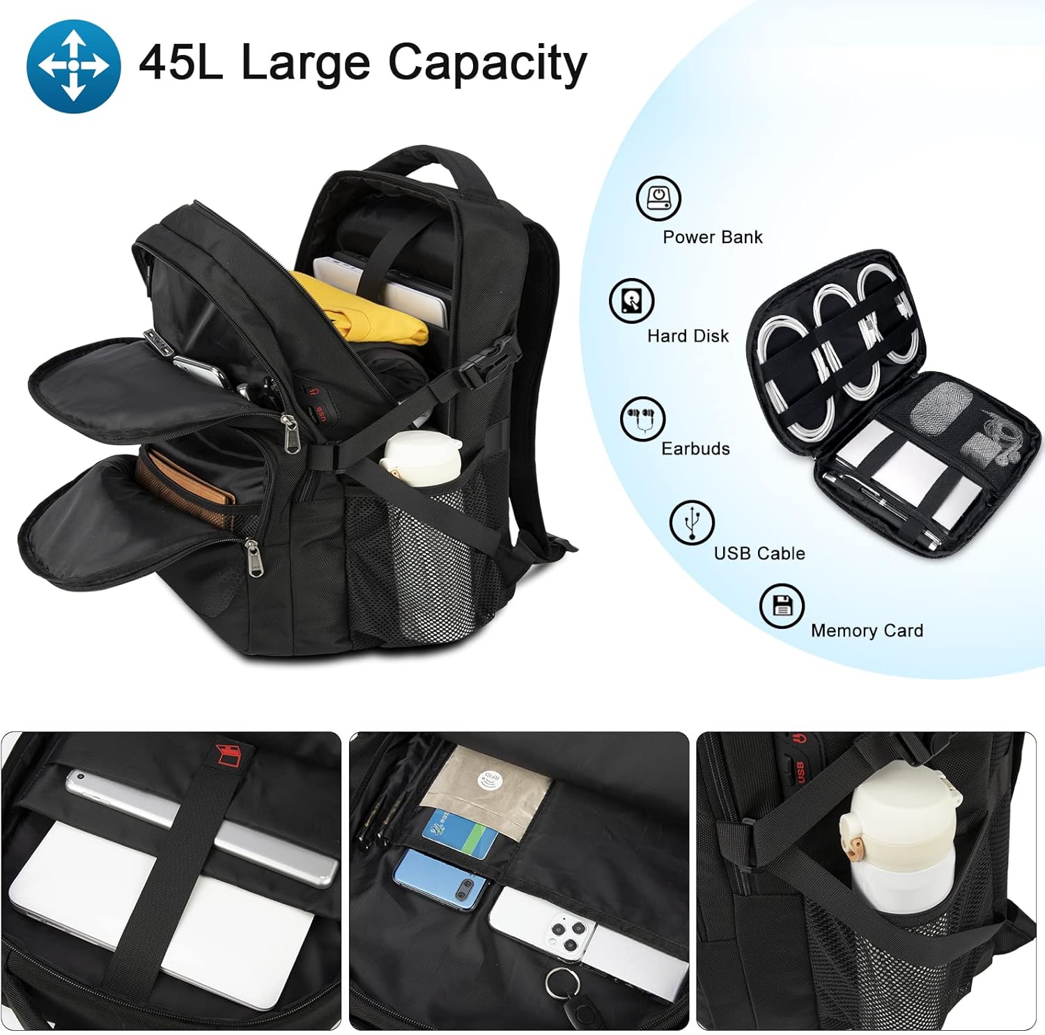 Backpack Charging Blocking Computer Backpacks Image