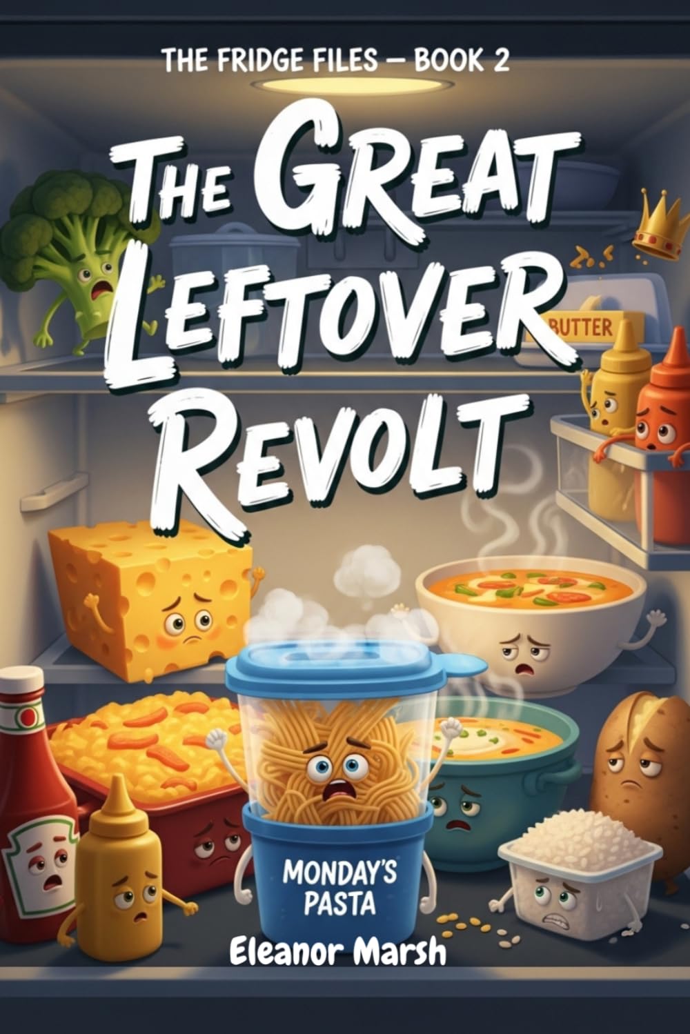 The Great Leftover Revolt: A Hilarious Chapter Book About Forgotten Food, a Talking Pasta, and the Funniest Fridge Rebellion Ever (The Fridge Files)
