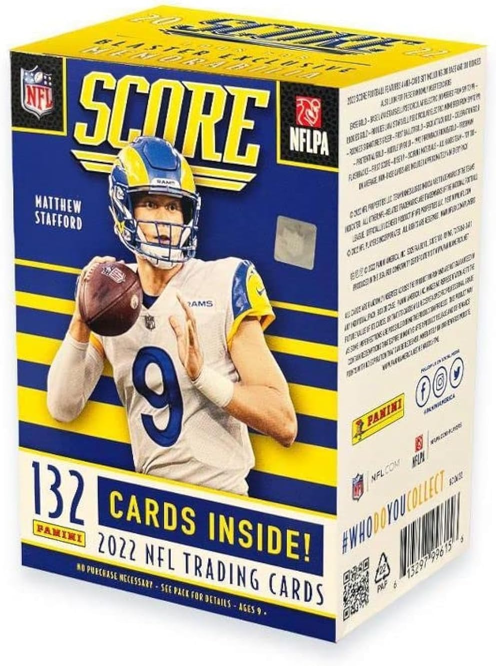 AMERICA INC 2022 Score Football Trading Card Blaster Box - 132 Cards Inside