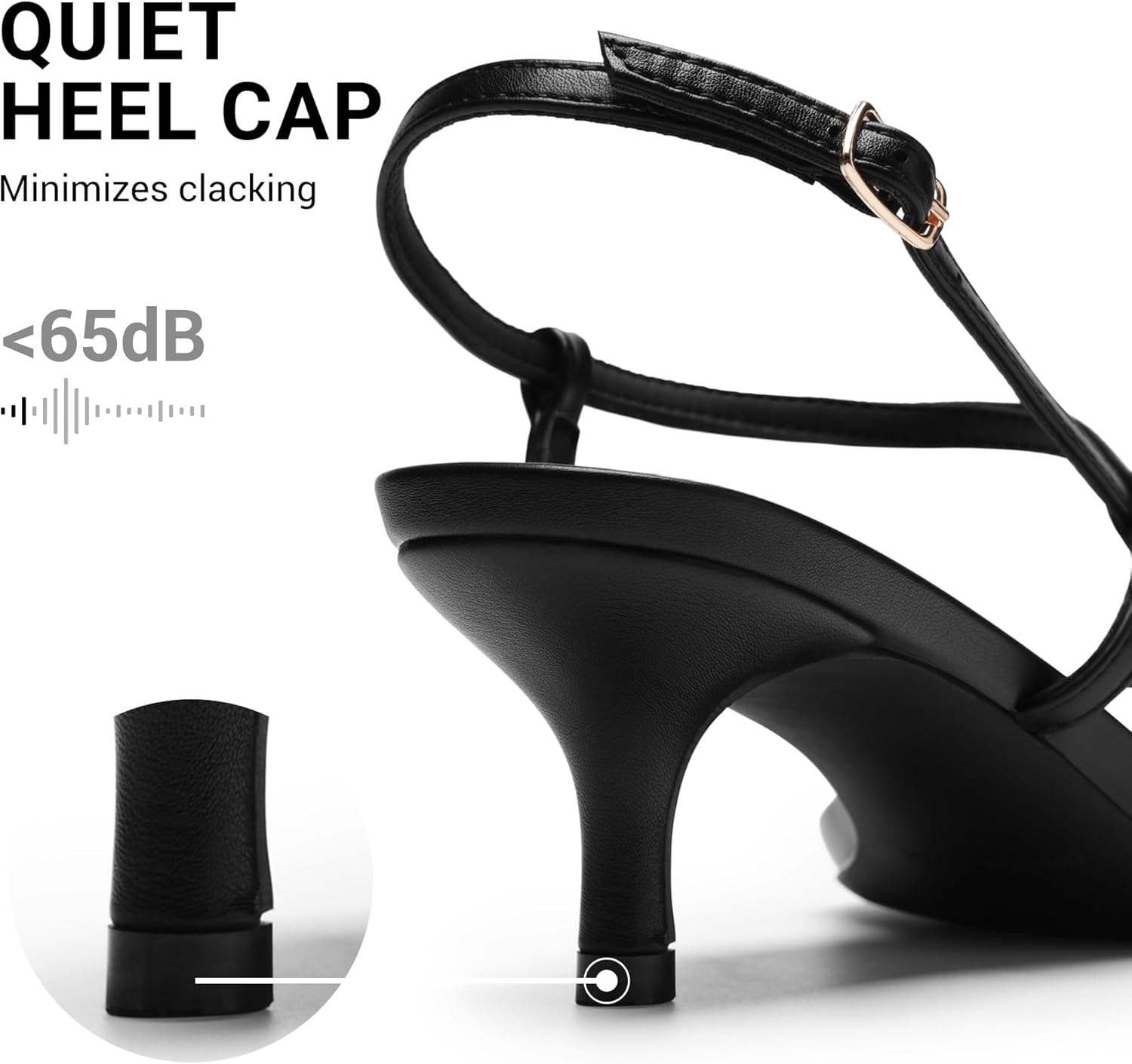 DREAM PAIRS Women's Low Kitten Heels Square Open Toe Ankle Strap Party Wedding Dressy Sandals Shoes - Image 6