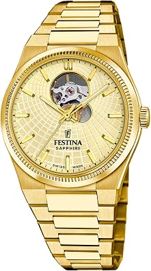 Festina Swiss, Rive Open Heart, Luxury Mens Watch