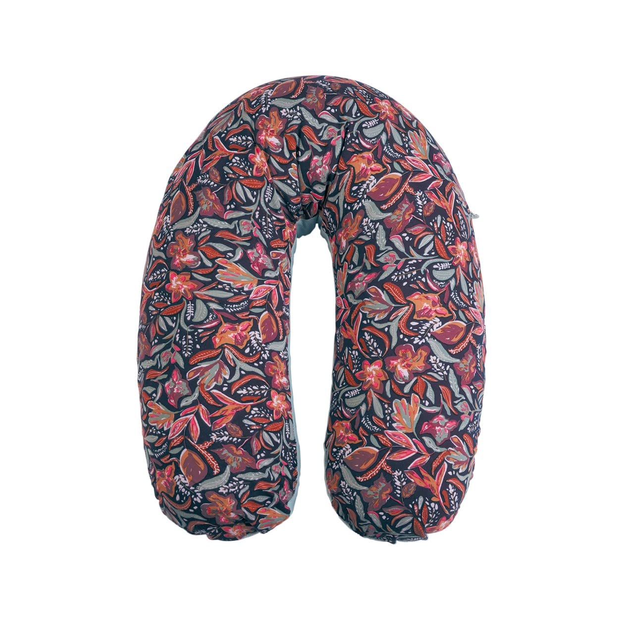 Candide - Cuscino per gravidanza - Cuscino per allattamento - Cuscino per maternità - lettino per bambini - Multirelax - 3-9 kg - sfoderabile - Made in France - 69 x 44 x 14 cm (fiori/zucchero di