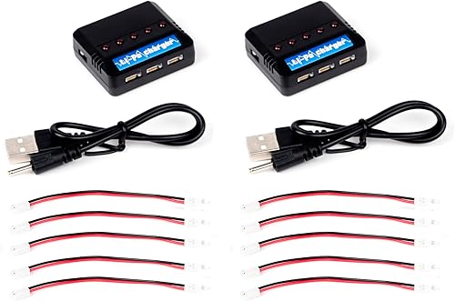 Miniatura 3 de Batería Lipo de 150 mAh 1s 37 V 25c cargador de 5 puertos