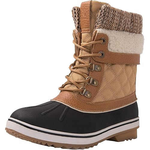 GLOBALWIN Women's Waterproof Winter Boots Snow Boots For Women