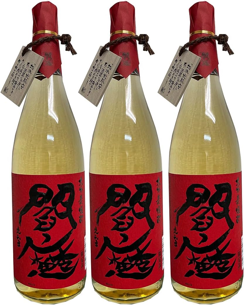 老松酒造 メーカー公式 樽熟成麦焼酎 閻魔25度 3本セット 1800ml 焼酎 大分県