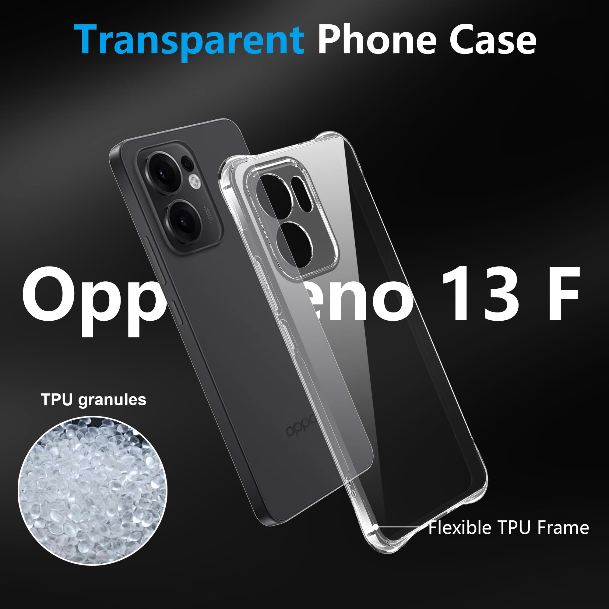 Custodia Silicone Morbido Per Oppo Reno 4 5G - Cover Trasparente Antiurto Con Design Mandala Polvere + Adesivo Regalo - 2