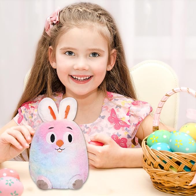 Conejito de Peluche Arcoíris 8 Pulgadas Suave para Niños miniatura 2