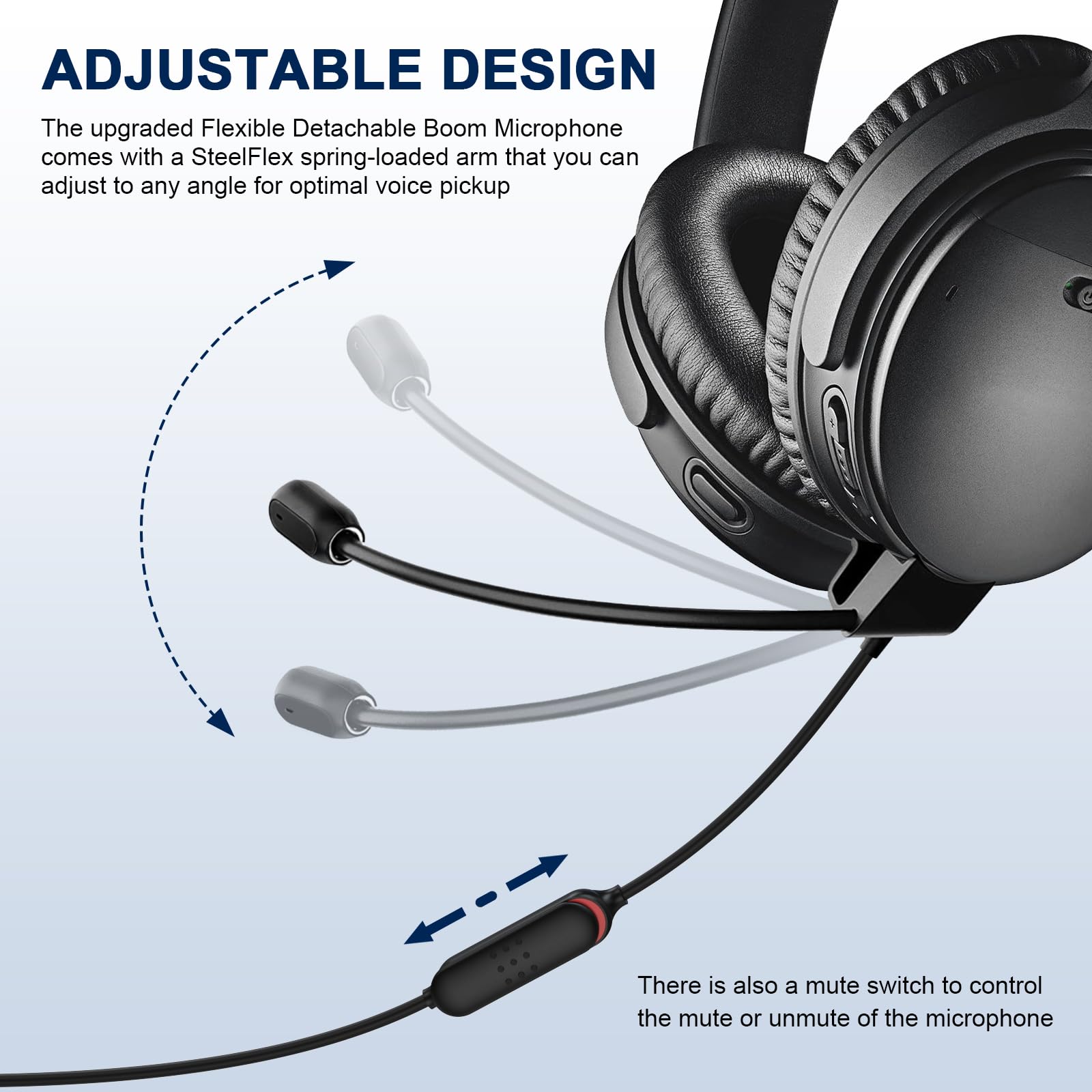 Amazon.com: QC45 Microphone Compatible with Bose QC45 Wireless