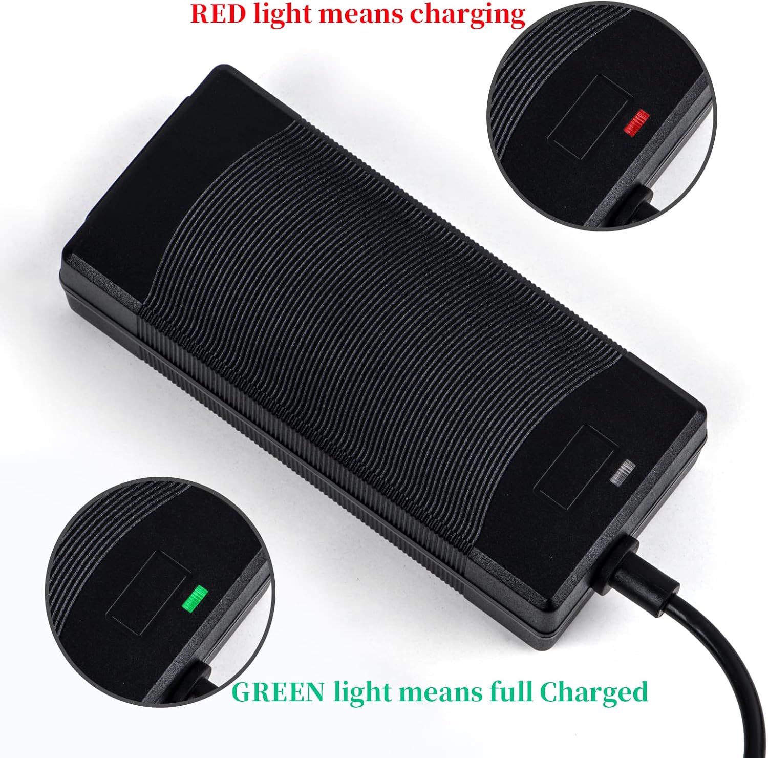 Gocpssg 42V 2A 1 Prong Universal Charger for 36V Lithium Battery 5.5mm DC Plug Power Supply Adaptor Compatible with Most Brands : Automotive