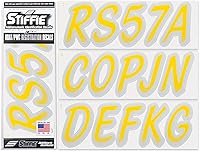 Vista 28 de Stiffie Whipline - Calcomanías de identificación alfanuméricas, adhesivos de números de registro para barcos y embarcaciones personales