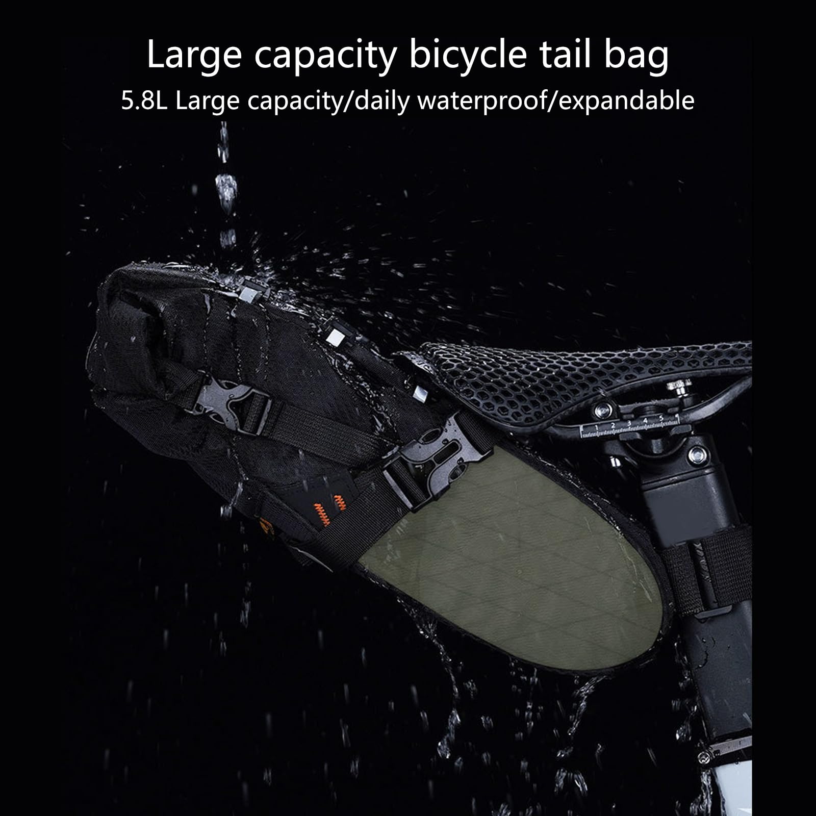 Borse da viaggio universali Valigie Borse laterali capacità Biciclette per lunghe distanze Ciclisti Borsa posteriore per biciclette