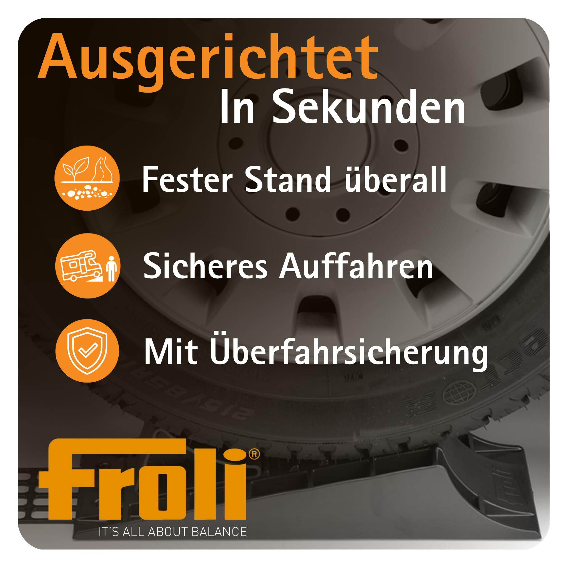 Froli 136/119 - Set Cuneo Ferma Ruota, 1 Pezzo