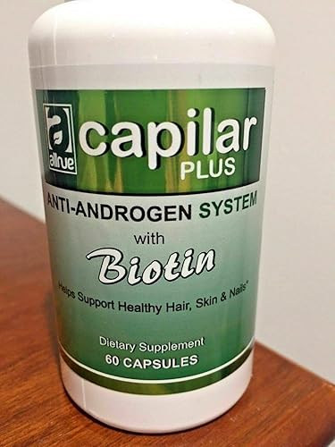 Miniatura 2 de PACK DE 2 Capilar Plus (60 cápsulas) Sistema Anti-Andrógeno Con Crecimiento Del Cabello De BiotinaCaida Cabello