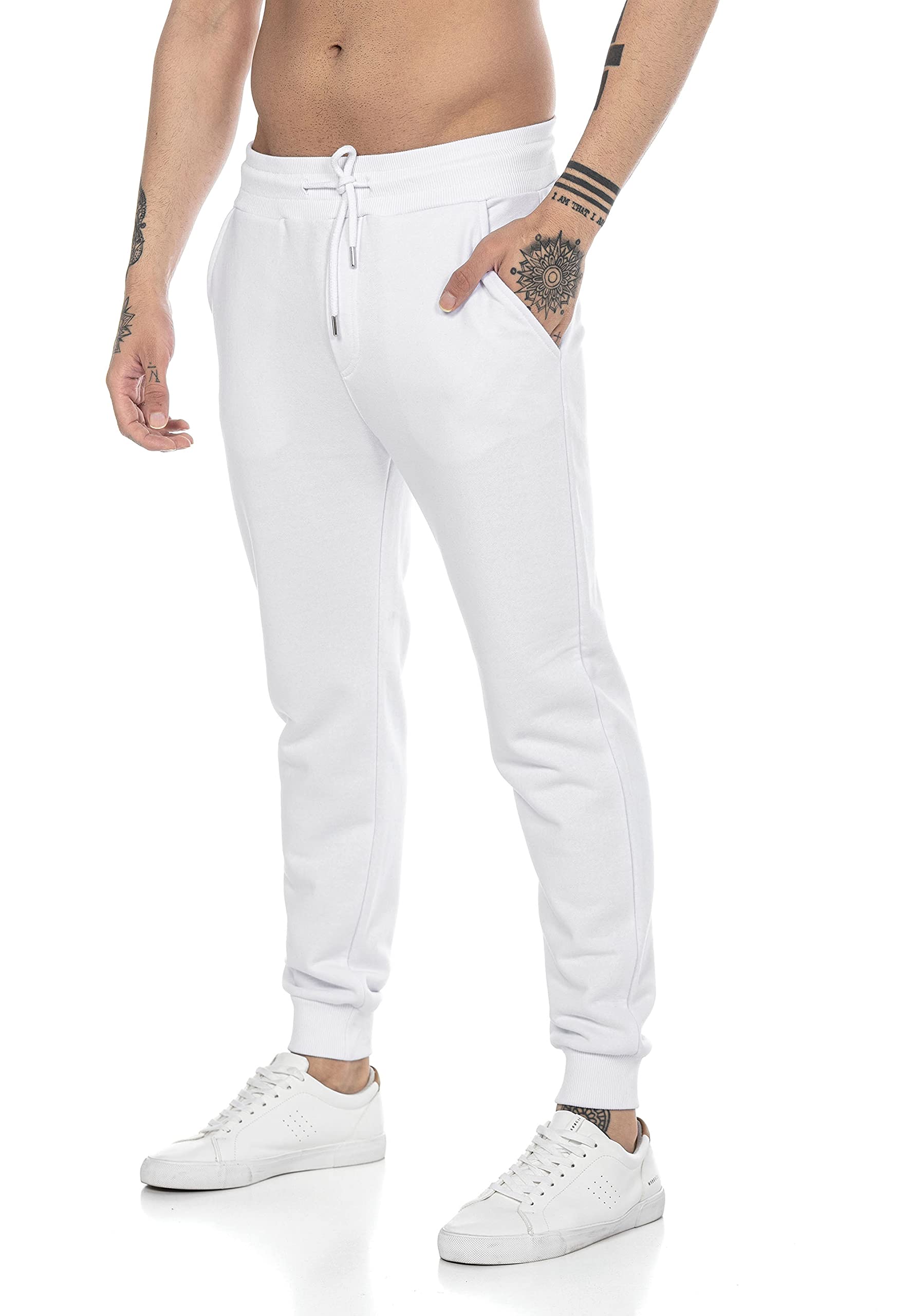 Tuta da uomo Pantalone e Felpa con cappuccio Set da jogging Basic