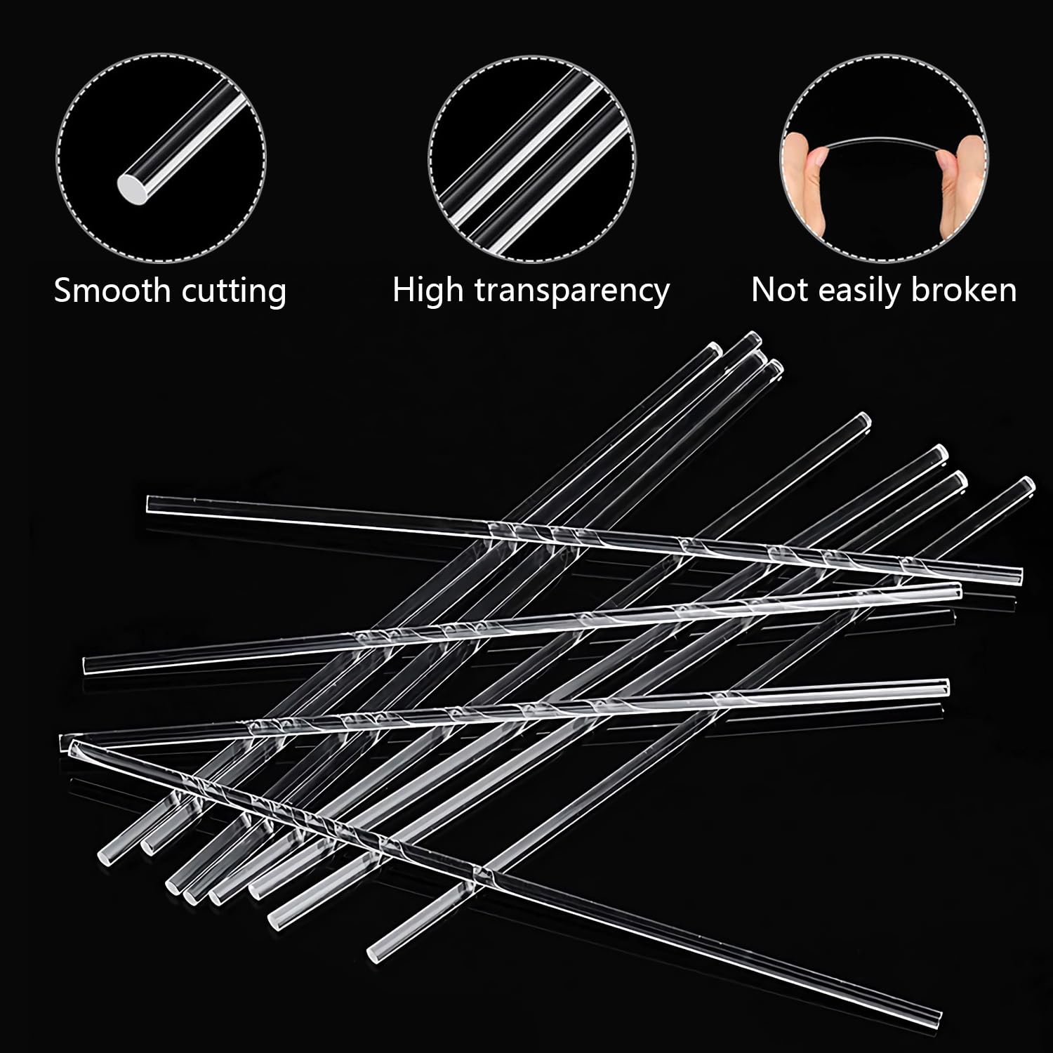 8mm x 80mm Chevilles murales longues en plastique pour vis, Ancrages expansion en nylon pour une fixation sécurisée dans la brique, le béton et les murs (50pcs
