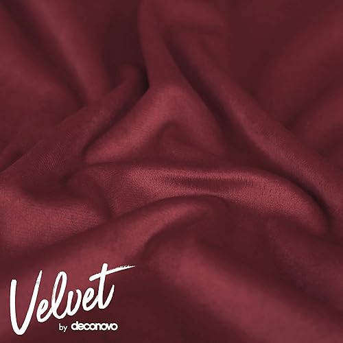 Vista 158 de Deconovo Juego de 2 fundas de almohada de terciopelo, 20 x 20 pulgadas, color verde azulado, cuadradas, con pompones, suaves, con cremallera