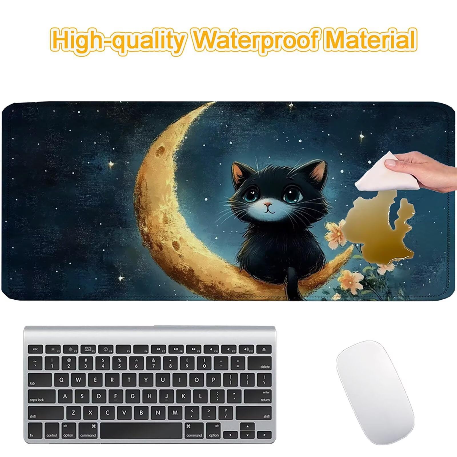 Tappetino Mouse 900x450mm | Superficie Ultra-Liscia | luna 0-z666