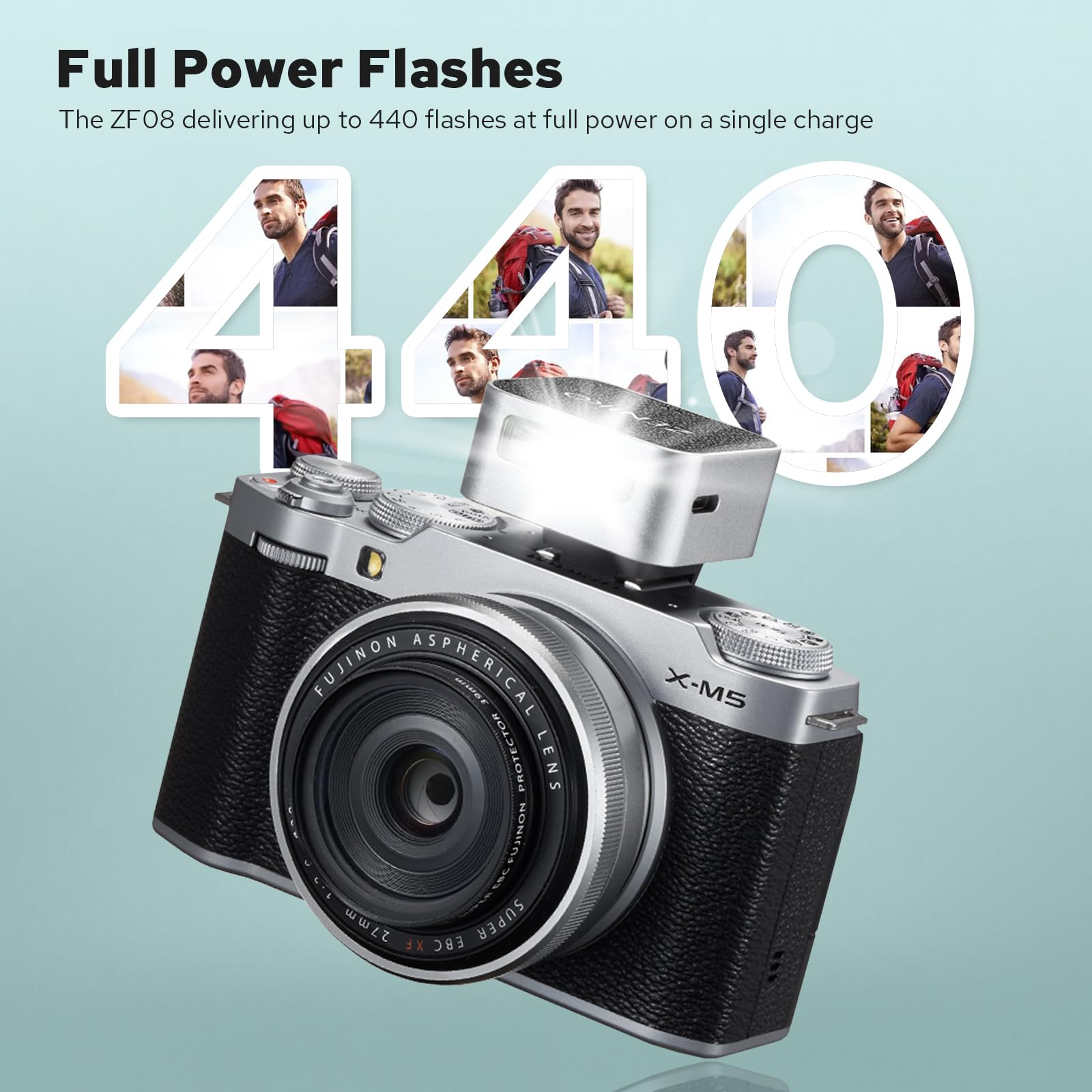 Amazon | Zeniko ZF08 アルミミニフラッシュスピードライト、440フル