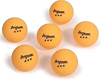 EastPoint Sports 40mm 3-Star Table Tennis Balls - 6 Pack Official Size Durable Ping Pong Balls for Game Rooms