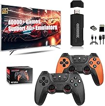X2 Ultra Retro Game Stick 4K, HDMI Plug and Play Video Game Toy con más de 40000 Juegos (128G), con Controles Inalámbricos de 2.4G, Emuladores de Arcade de Nostalgia para Amantes de Juegos de TV