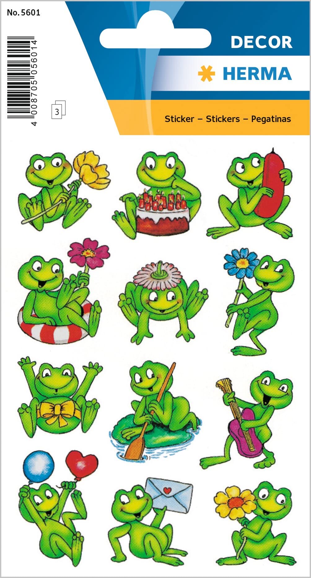 HERMA Sticker Decoration Frosch