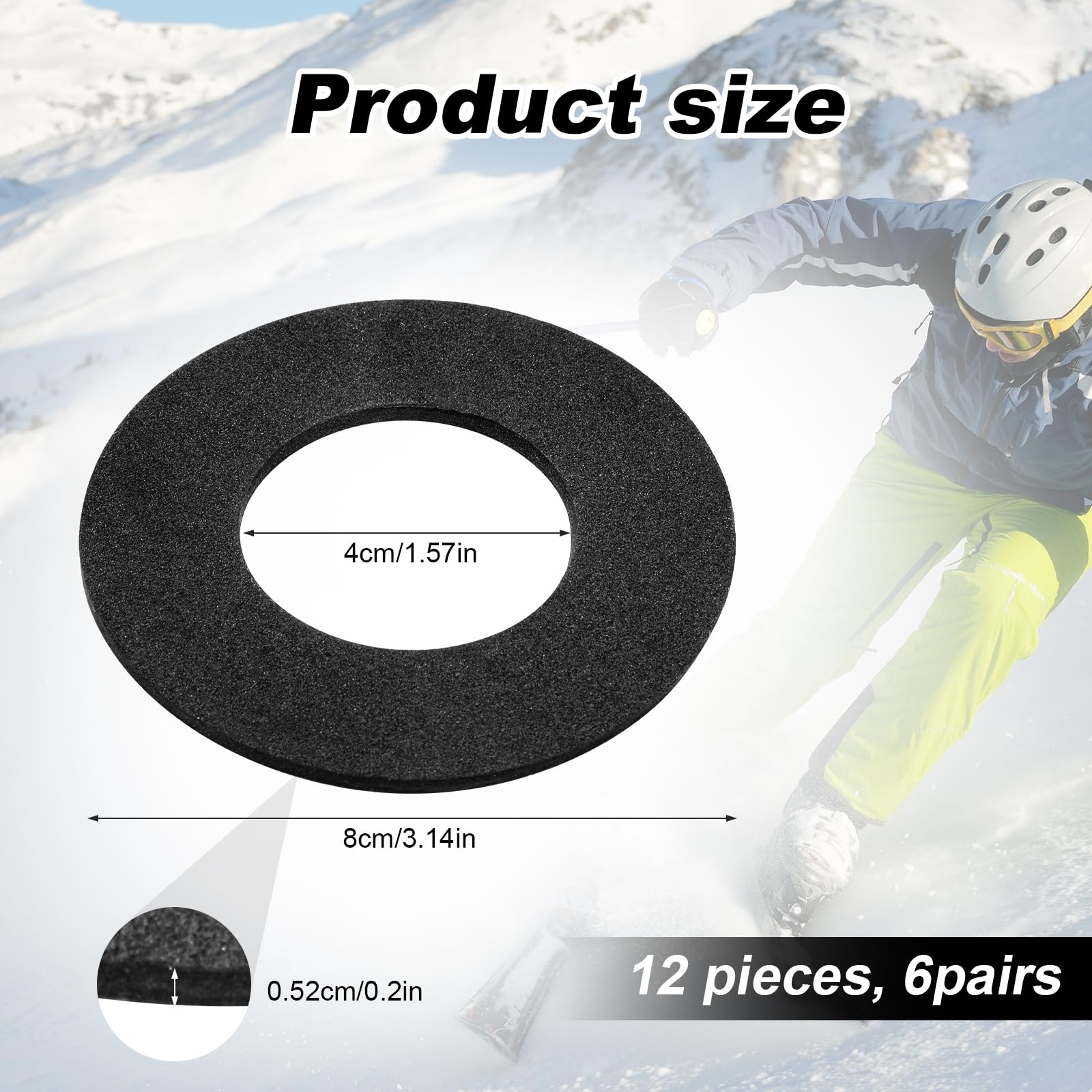 16 Stuks Zelfklevend EVA Schuim | Ski Boot Aanpassing Pads