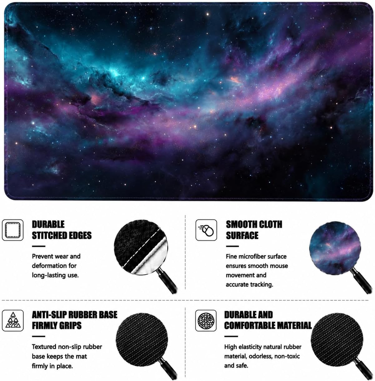 Extended Large Gaming Mouse Pad,Desk Mat 31.5''×15.7'' image 2