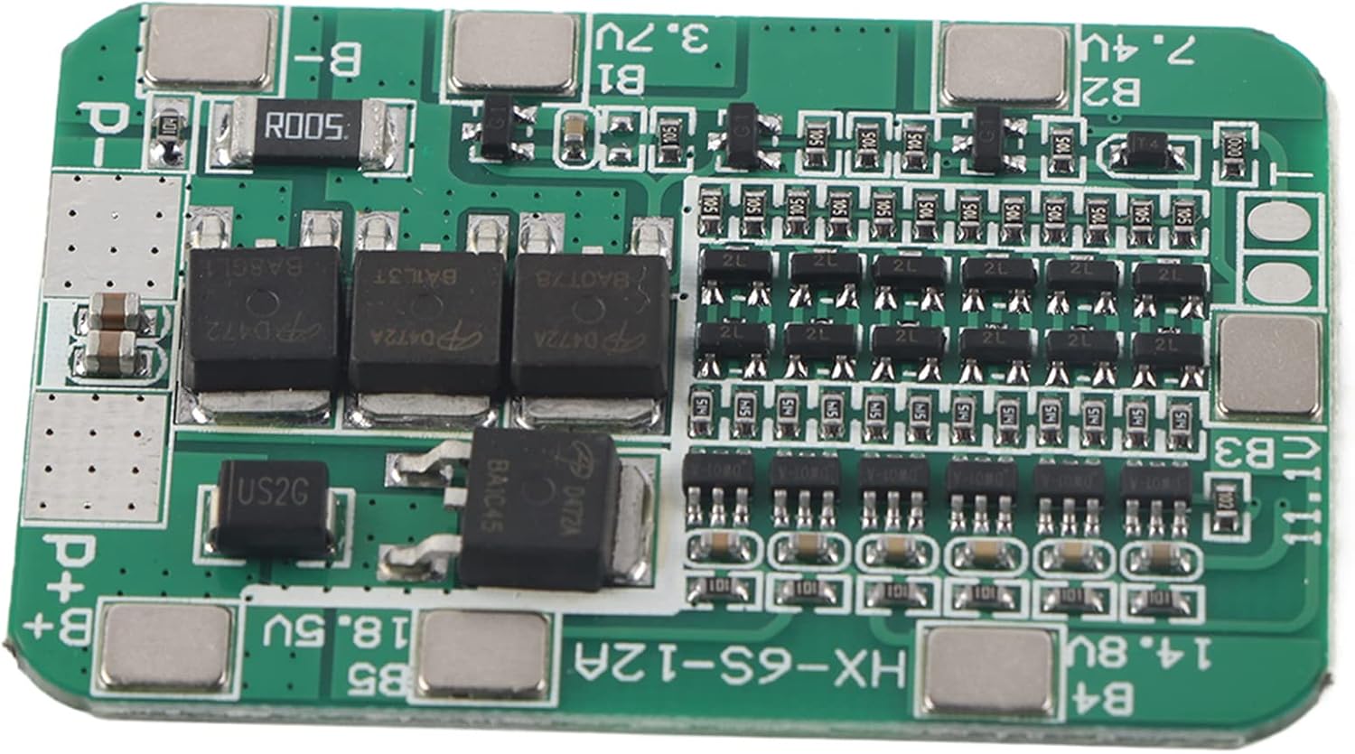 BMS 6S 15A 22V 24V Protection Board Lithium Battery Charger PCB Protection Board Overcharge/Overdischarge/Overcurrent/Short Circuit Protect for Li-ion Cell