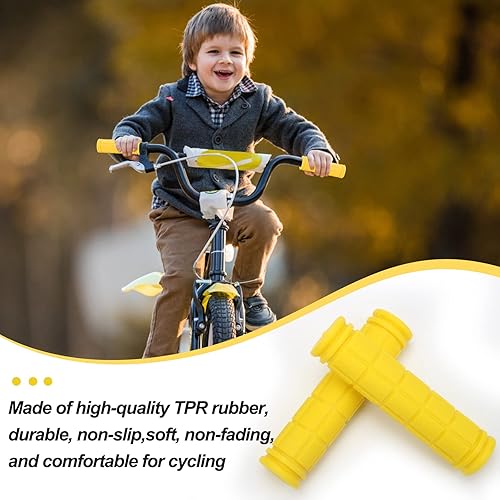 Miniatura 13 de Coolrunner Agarres de manillar de bicicleta, empuñaduras de bicicleta para niños y niñas, agarre de goma antideslizante para scooter Cruiser Seadoo