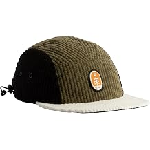 Coal Headwear The Canyon Fleece 5 Panel Cap Hat - Warm Soft Fleece, Flat Brim, Adjustable - Outdoor Casual Everyday