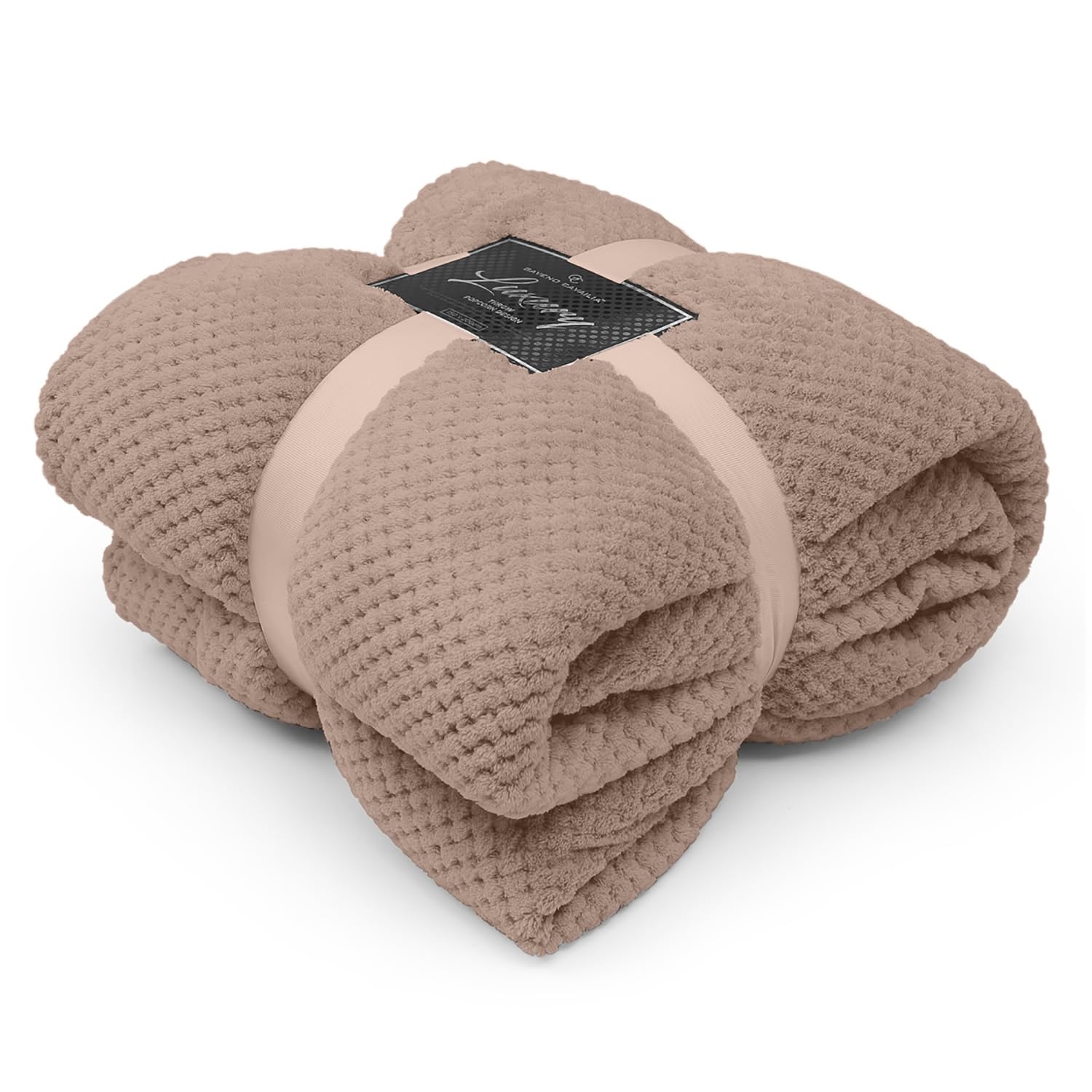 Gc Gaveno Cavailia Oyster Throws Teddy Bear Thermal Warm & Cosy Popcorn Fleece Thick Blankets Throw Bed, Soft & Cosy Sherpa Fleece Throw Blanket, 200X240 Cm, Oyster