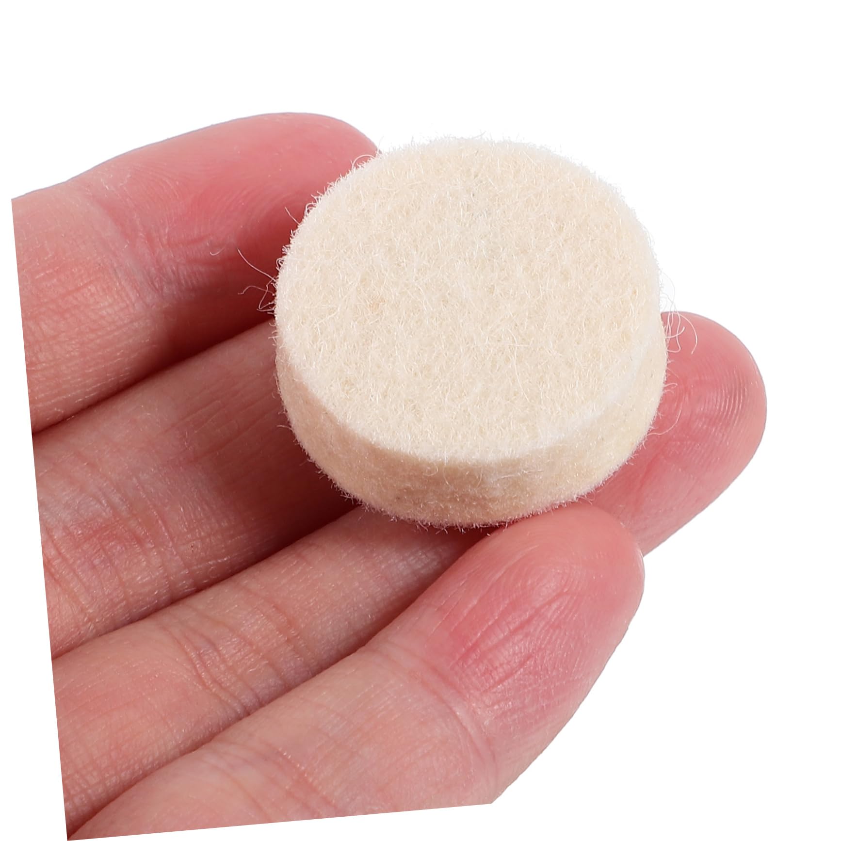 Gatuida 500piezas Cabezas De Pulido De Lana Para Joyería y Accesorios Para Herramientas Rotativas Ruedas De Abrasión De Fieltro Conjunto De Pulido y Resistente Al Desgaste