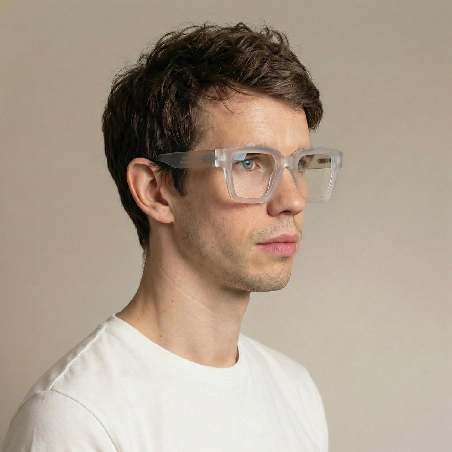 LONDON MOLE® Phoenix large oversized reading glasses | Big bold modern square frame | Statement readers for men and women - Image 4