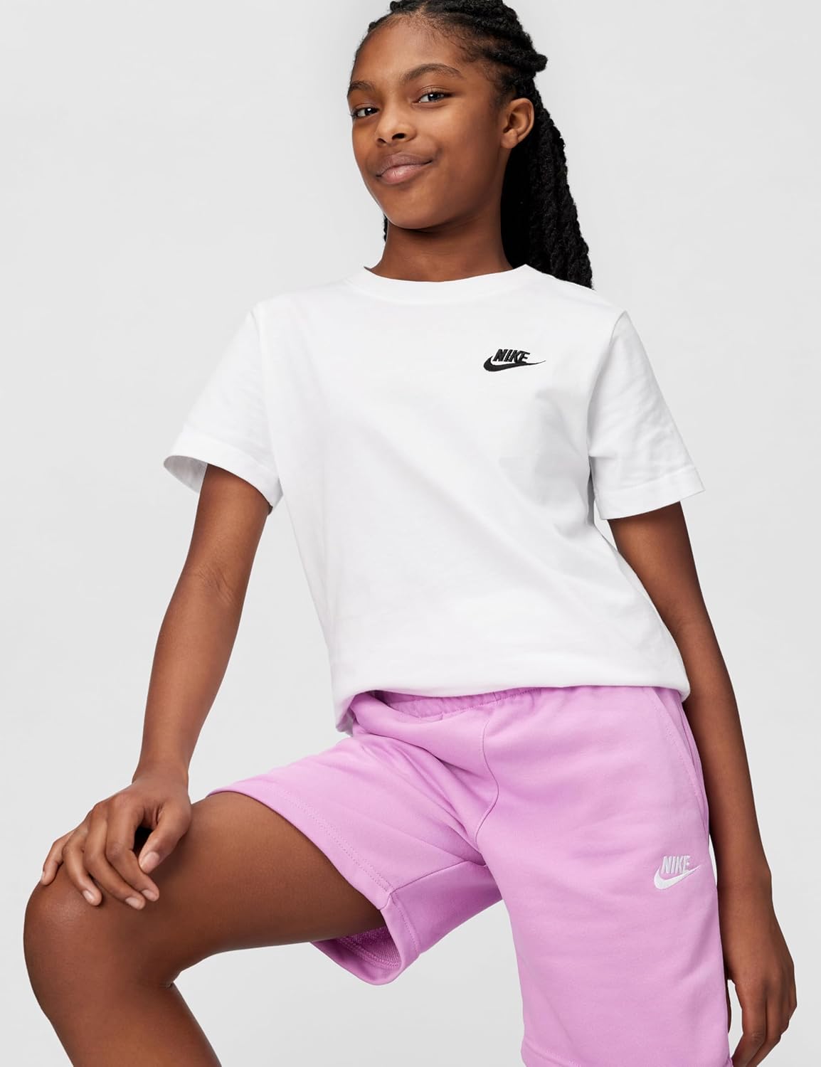 Nike Unisex Big Kids' Sportswear Club Fleece French Terry Shorts - Boys and Girls