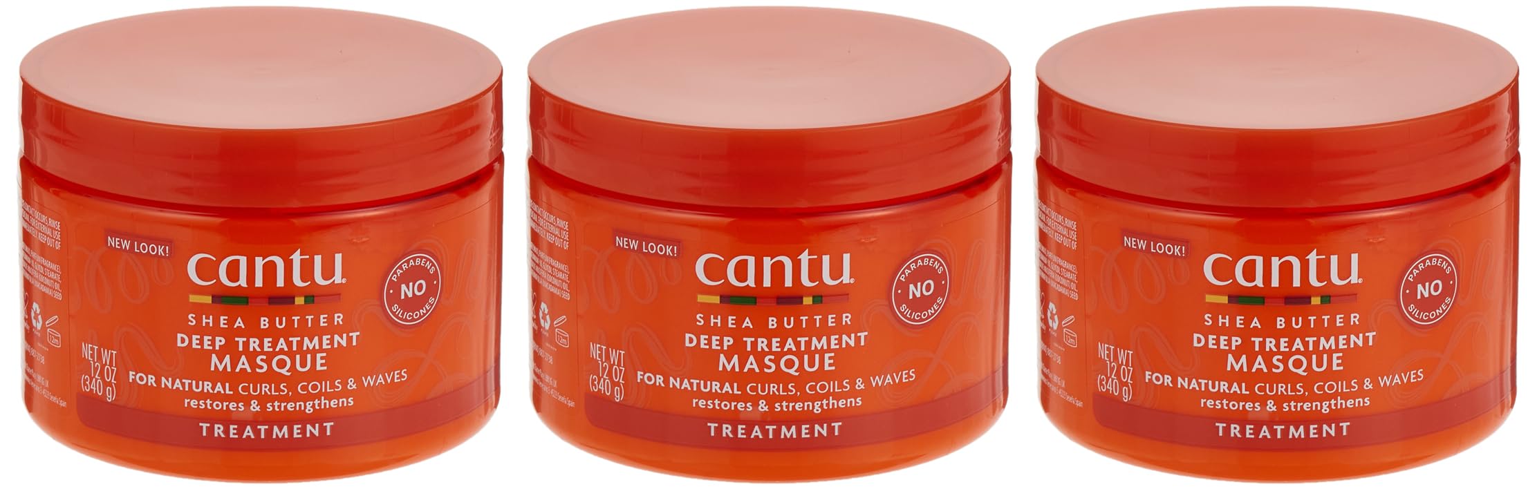 CANTUNatural Hair Deep Treatment Masque 12oz Jar (2 Pack)