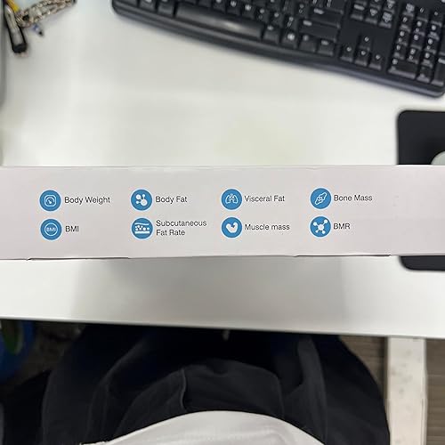 Miniatura 14 de INSMART Báscula inteligente para peso corporal, pantalla LCD todo en uno, báscula de peso de baño, báscula de grasa corporal, báscula de pesaje