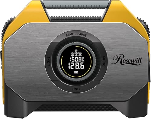 Rosewill Vortex RS6C - Compresor de aire portátil inalámbrico para inflador de neumáticos, bomba de aire de 160 PSI para neumáticos de automóvil con disponible en Yaxa Colombia