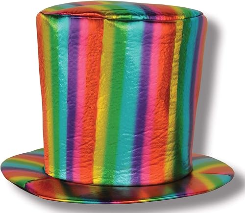 Beistle Sombrero de tela arcoíris