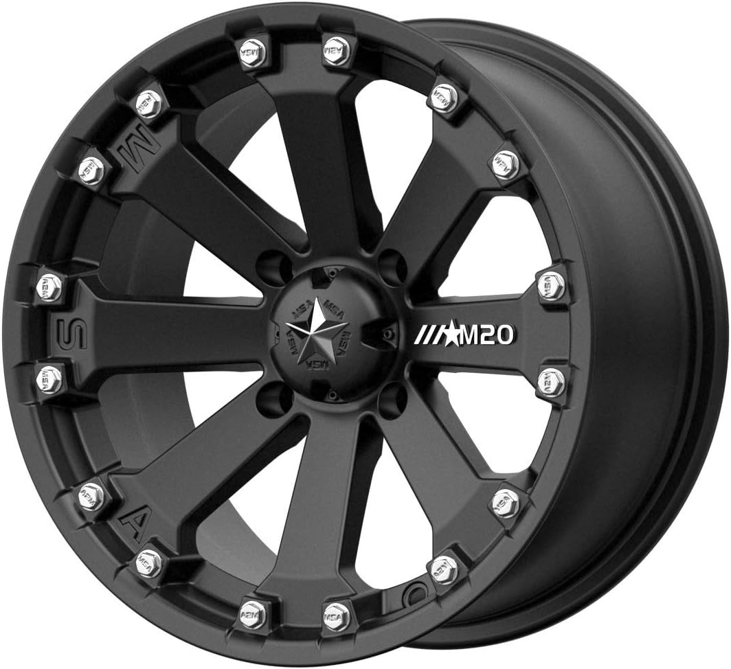 MSA Offroad Wheels MA20 14X7 4X156 S-BLK 00MM - M20-04756