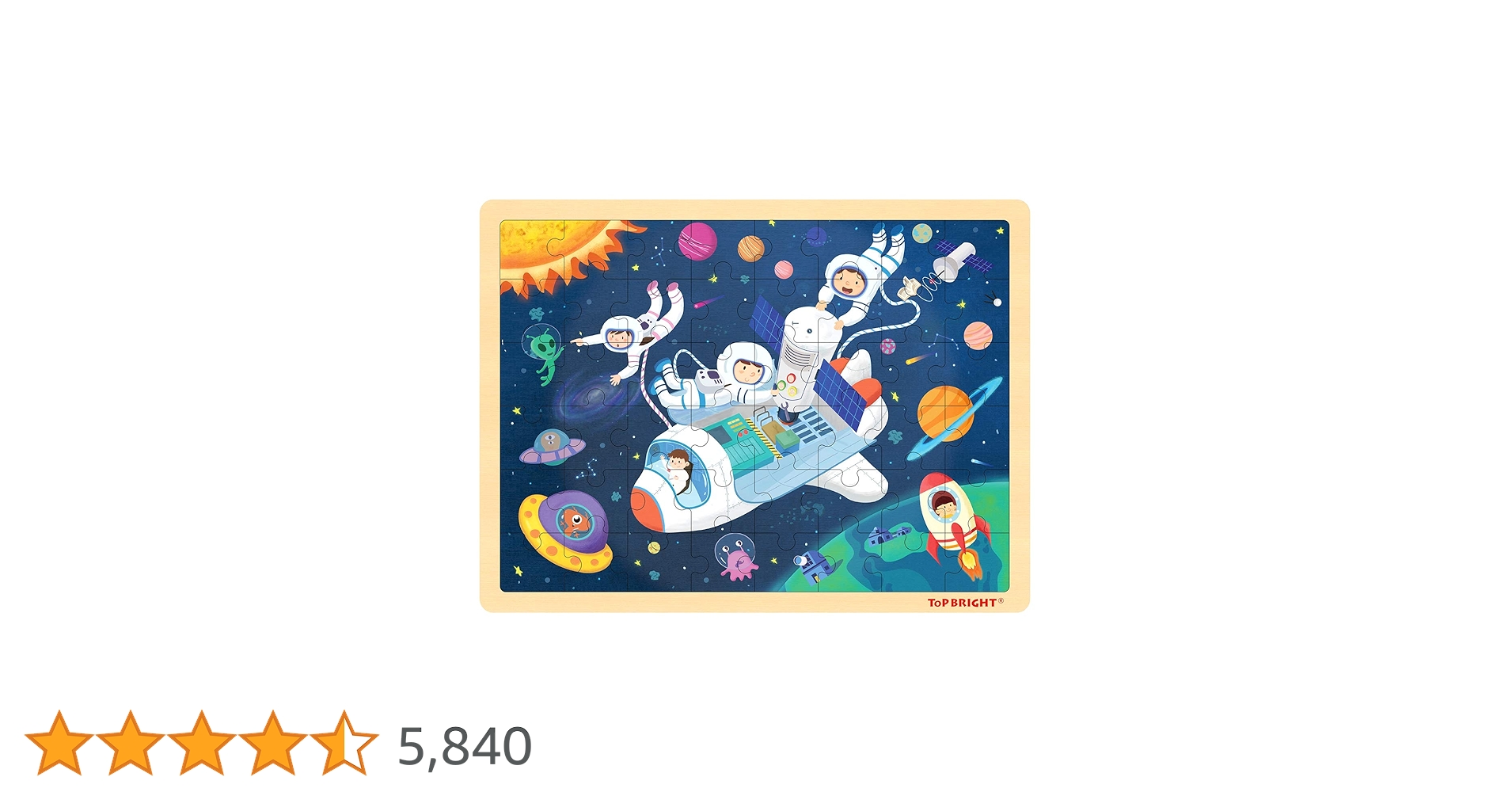 Amazon | TOP BRIGHT 48ピース パズル 4~8歳のお子様向け