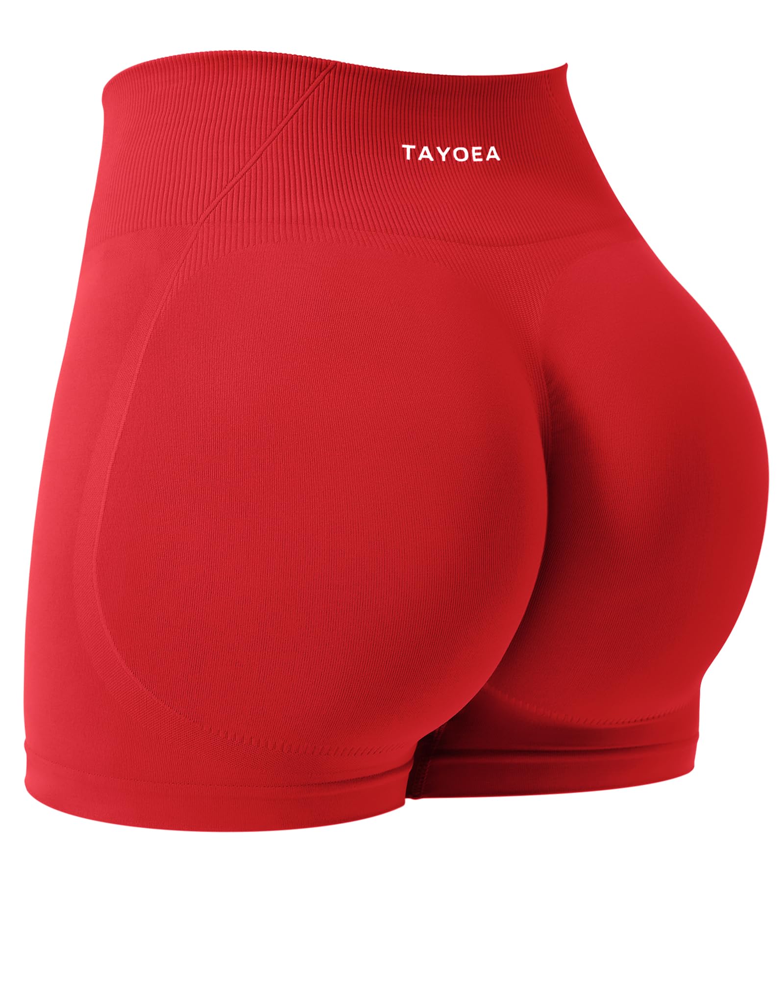TAYOEA Sport Shorts Damen Scrunch Butt Lifting Gym Kurze Sporthose Push Up Booty Workout Kurze Leggings Seamless Radlerhose Damen für Yoga Fitness