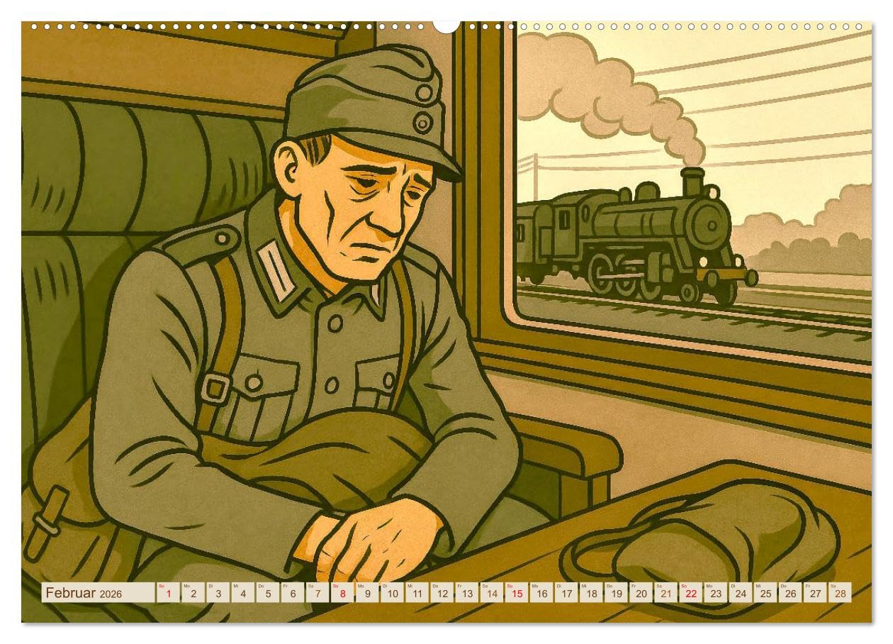 Heinrich Böll (hochwertiger Premium Wandkalender 2026 DIN A2 quer), Kunstdruck in Hochglanz: Hommage an einen Autor, der stets aktuell ist (CALVENDO Kunst)